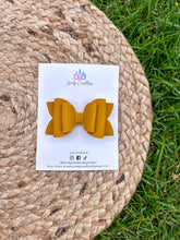 Load image into Gallery viewer, Faux Leather Beauty Bows | Faux Suede Fall Bows