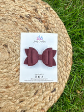 Load image into Gallery viewer, Faux Leather Beauty Bows | Faux Suede Fall Bows