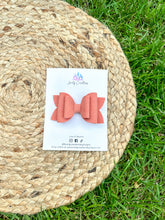 Load image into Gallery viewer, Faux Leather Beauty Bows | Faux Suede Fall Bows