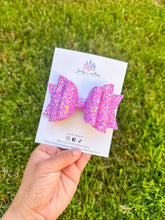 Load image into Gallery viewer, Glitter Hair Bow | Summer Fantasy Glitter Hair Bows
