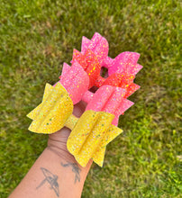 Load image into Gallery viewer, Glitter Hair Bow | Summer Fantasy Glitter Hair Bows