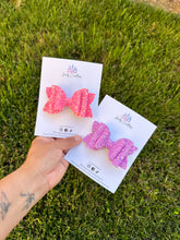 Load image into Gallery viewer, Faux Leather Hair Bow | Summer Fantasy Beauty Hair Bows