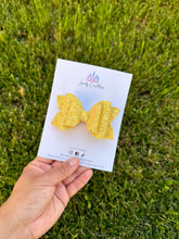 Load image into Gallery viewer, Faux Leather Hair Bow | Summer Fantasy Beauty Hair Bows