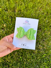 Load image into Gallery viewer, Faux Leather Hair Bow | Summer Fantasy Beauty Hair Bows