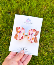 Load image into Gallery viewer, Faux Leather Hair Bow | Ice Cream Beauty Hair Bows