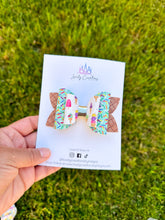 Load image into Gallery viewer, Faux Leather Hair Bow | Ice Cream Beauty Hair Bows