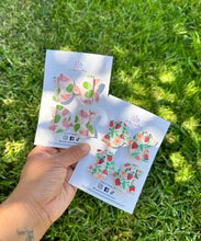 Load image into Gallery viewer, Faux Leather Pigtails | Summer Fruit Pigtails