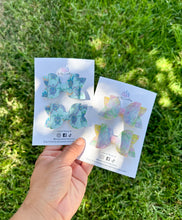 Load image into Gallery viewer, Faux Leather Pigtails | Summer Print Pigtails