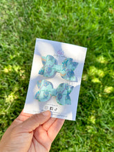 Load image into Gallery viewer, Faux Leather Pigtails | Summer Print Pigtails