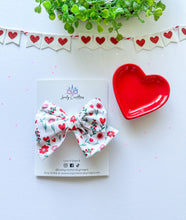 Load image into Gallery viewer, Cotton Hair Bow | Valentine Cotton Hair Bows