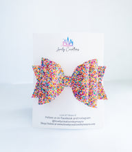 Load image into Gallery viewer, Gumball Glitter Dolly Hair Bow