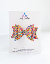 Load image into Gallery viewer, Gumball Glitter Dolly Hair Bow