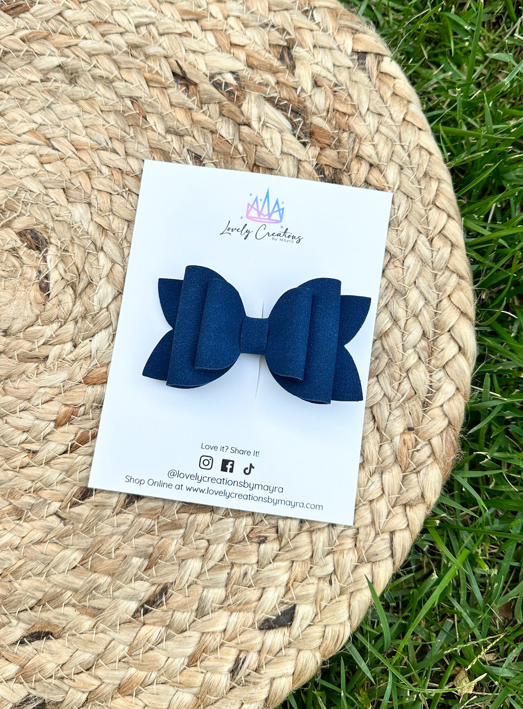 Faux Leather Beauty Bows | Faux Suede Fall Bows