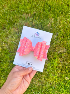 Glitter Hair Bow | Summer Fantasy Glitter Hair Bows