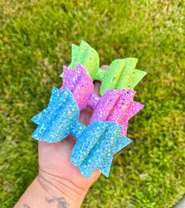 Glitter Hair Bow | Summer Fantasy Glitter Hair Bows