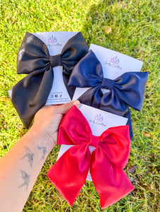 Coquette Hair Bows | Black/Red/Navy Hair Bows