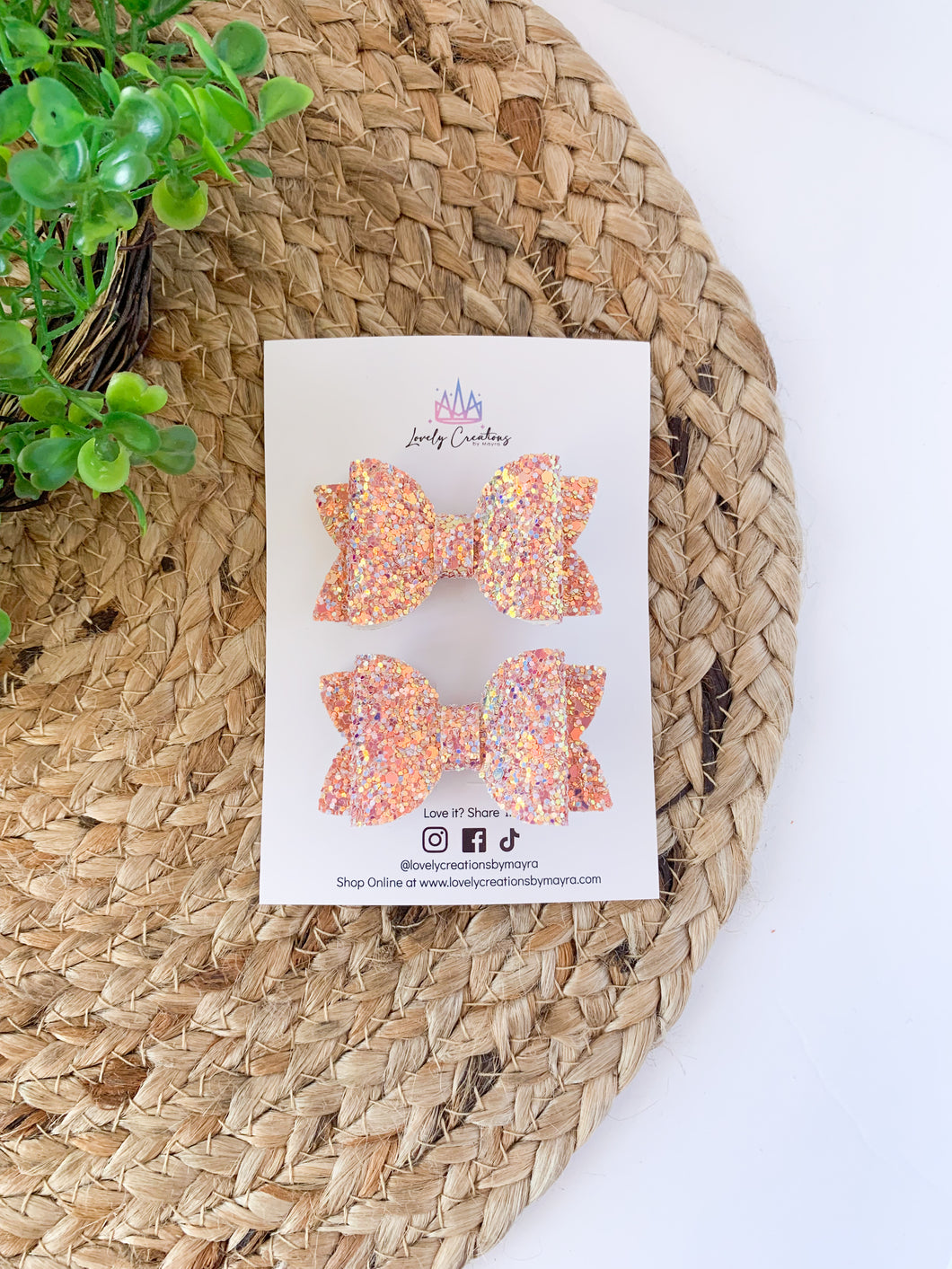 Love Glow Glitter  Mini Pigtails